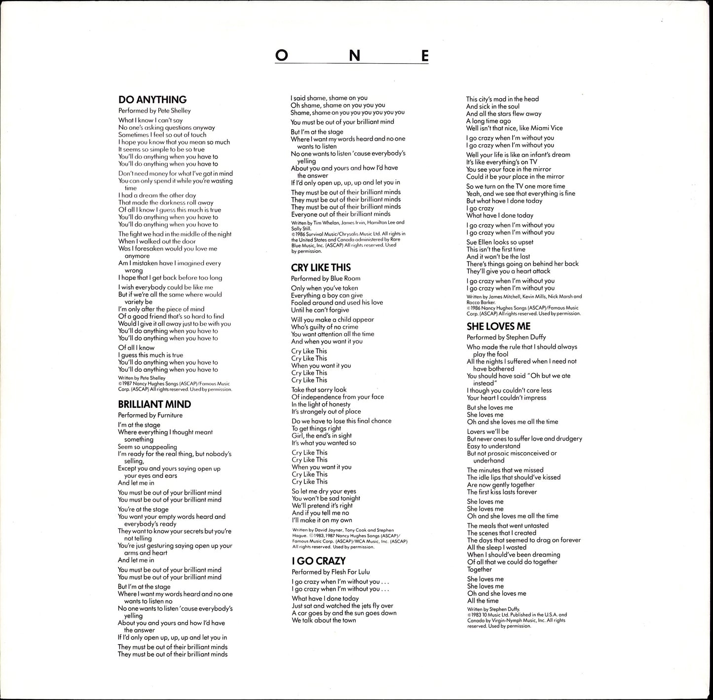 When The Wind Blows Original Motion Picture Soundtrack Vinyl LP Kopie Kopie