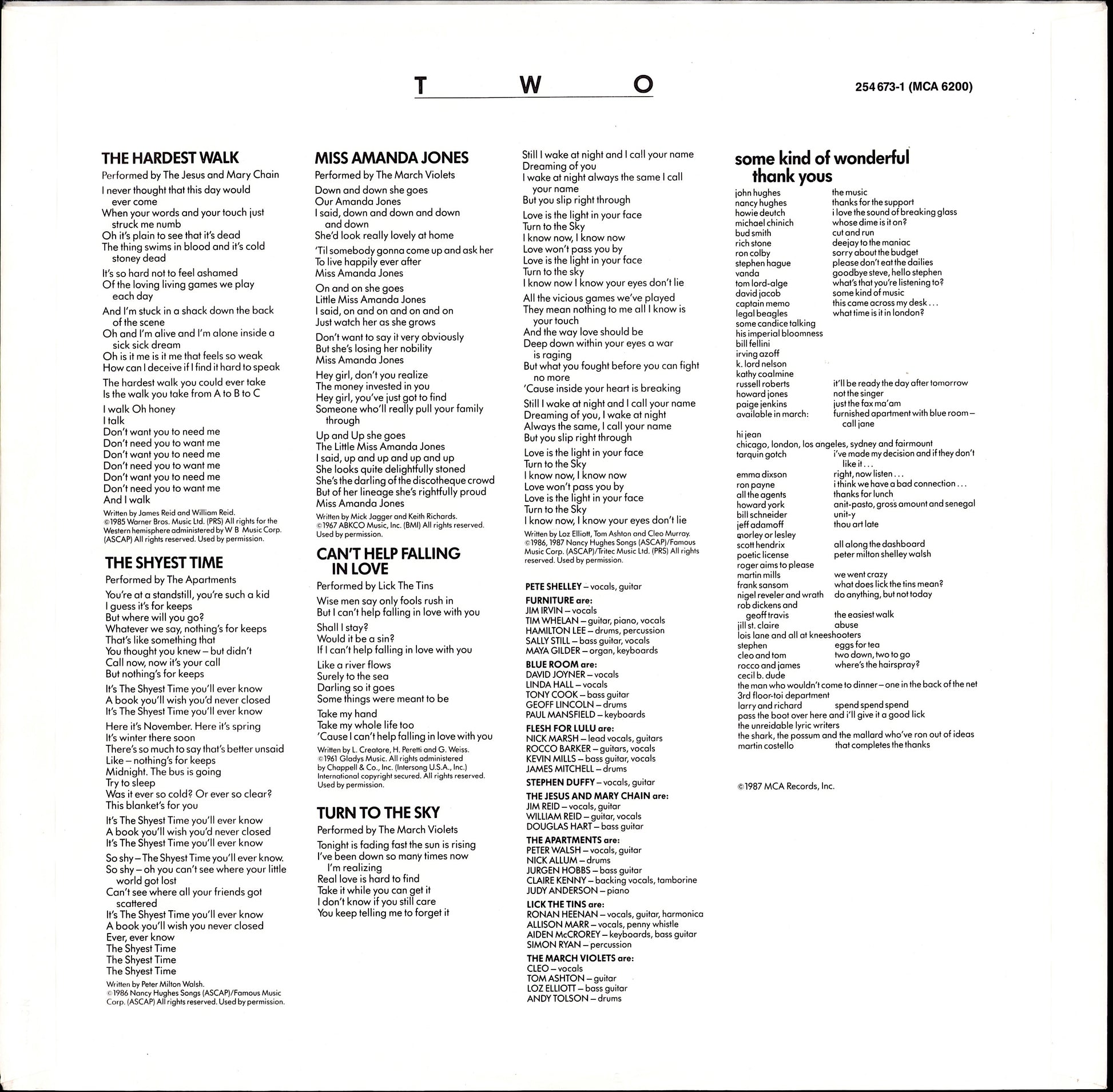 When The Wind Blows Original Motion Picture Soundtrack Vinyl LP Kopie Kopie