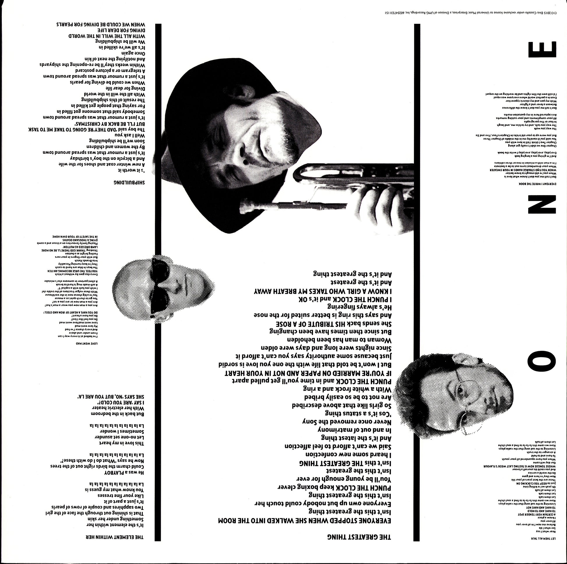 Elvis Costello And The Attractions - Punch The Clock Vinyl LP Kopie