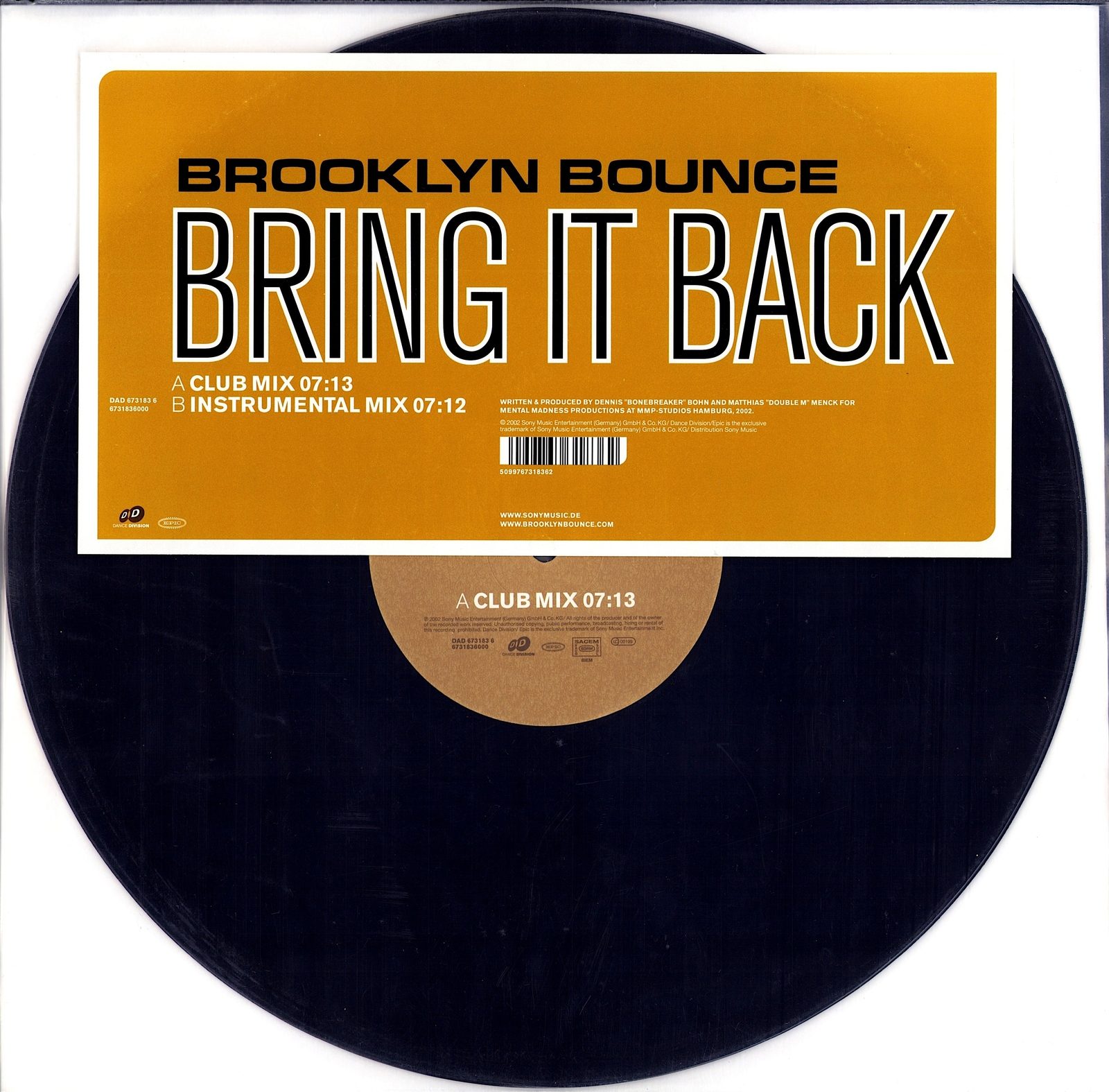Brooklyn Bounce - Loud & Proud Vinyl 12" Maxi-Single Kopie Kopie