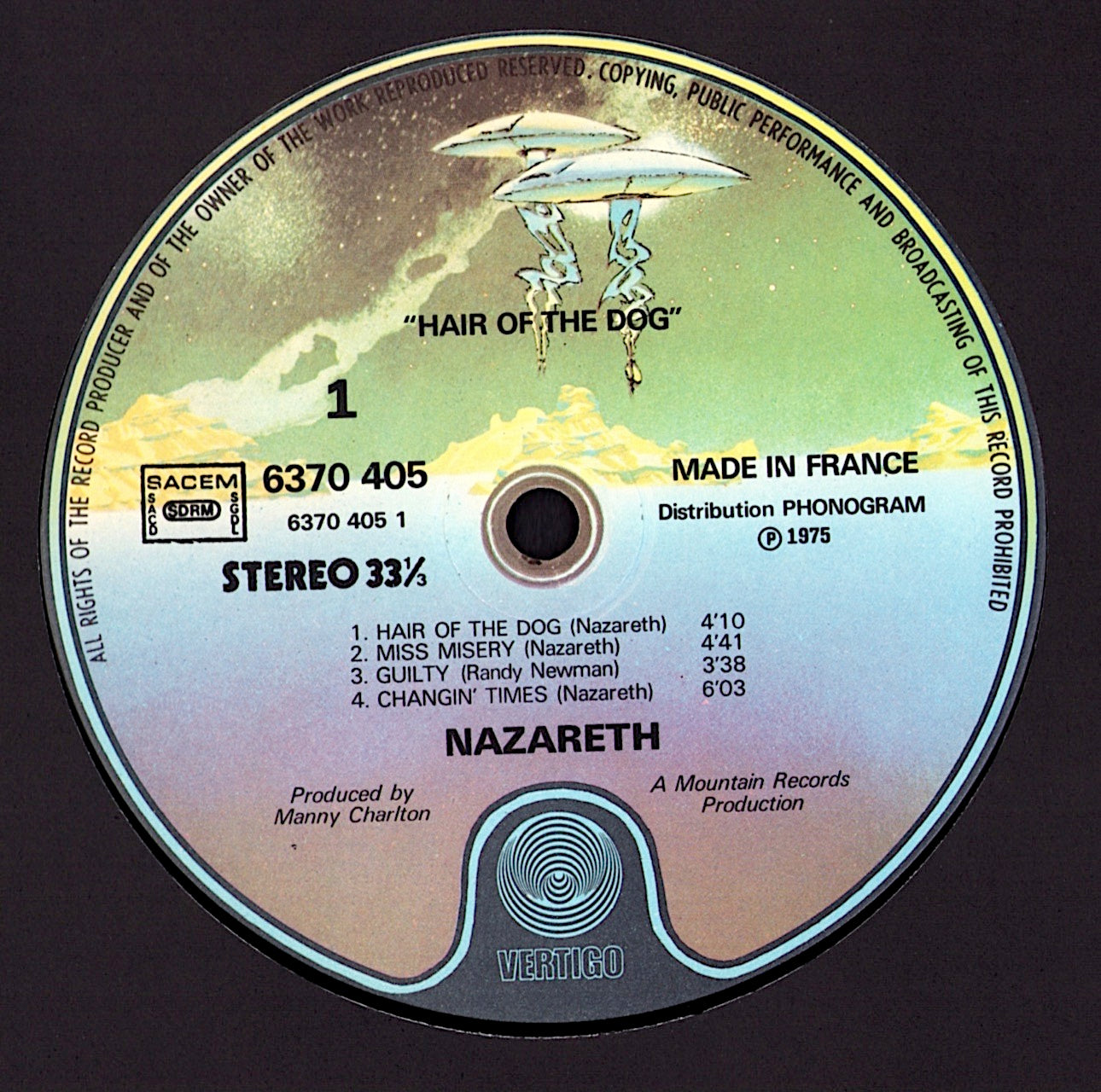 Nazareth - Hair Of The Dog Vinyl LP