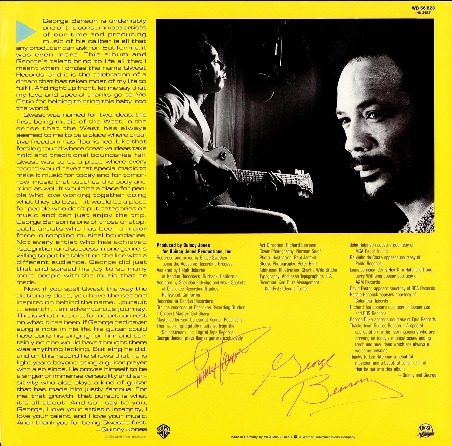 George Benson – Give Me The Night Vinyl LP Kopie