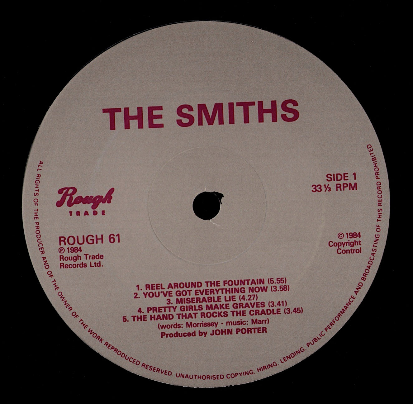 The Smiths ‎- The Smiths Vinyl LP
