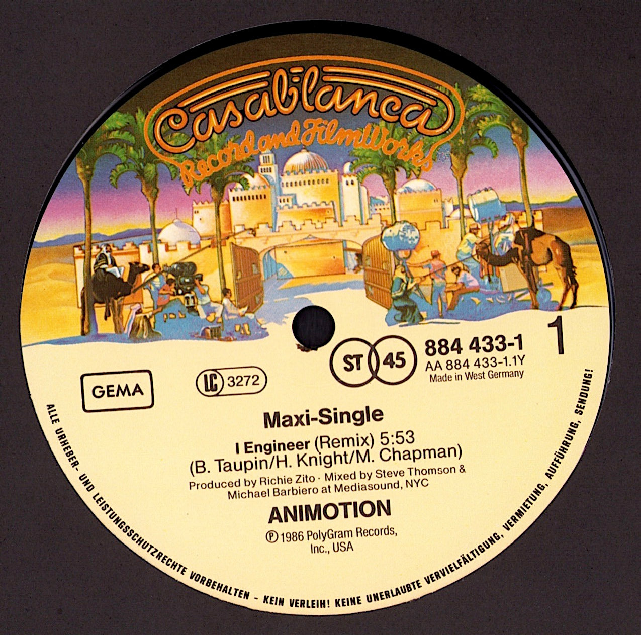 Animotion - I Engineer Vinyl 12"