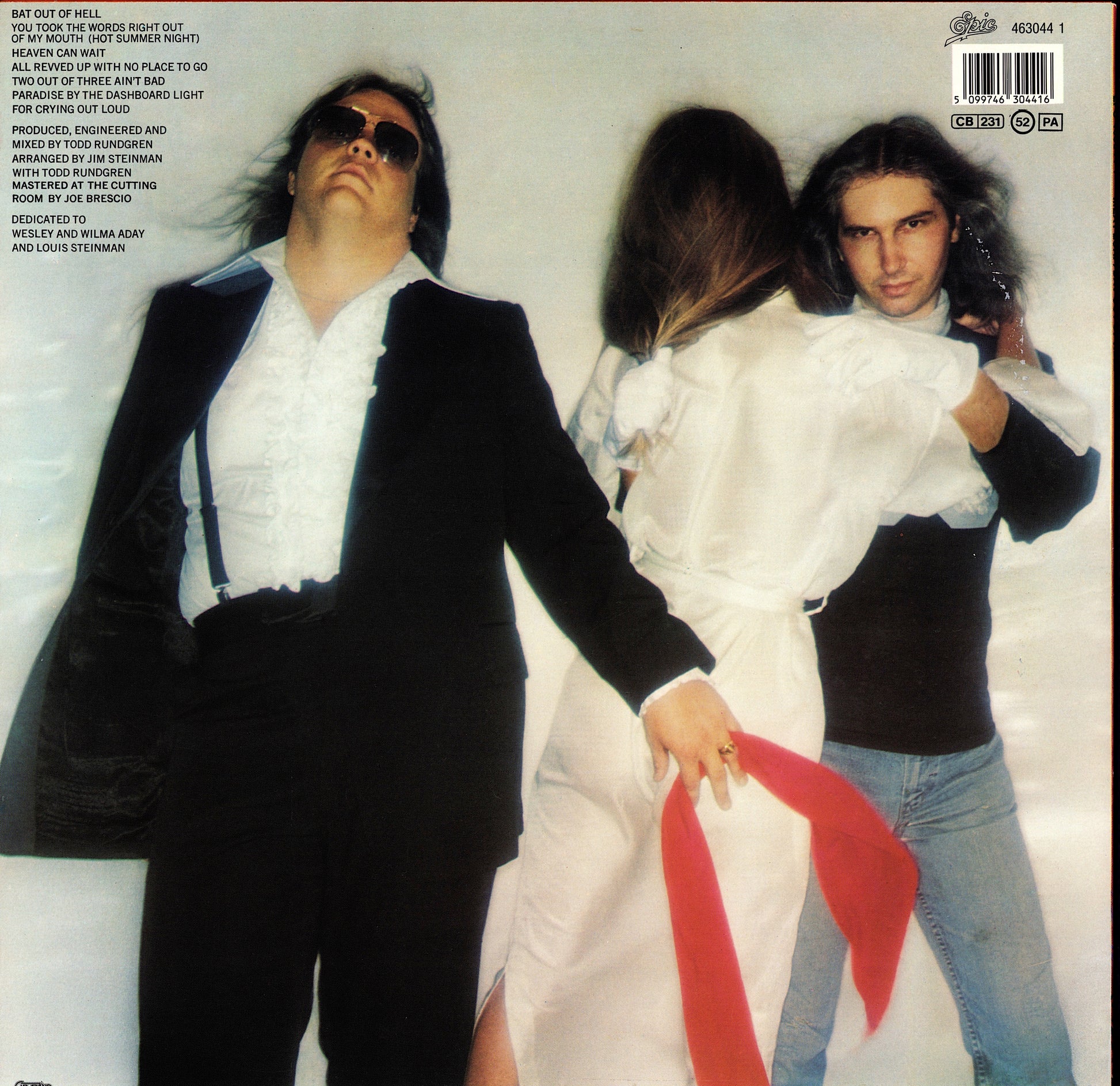 Meat Loaf ‎- Bat Out Of Hell Vinyl LP