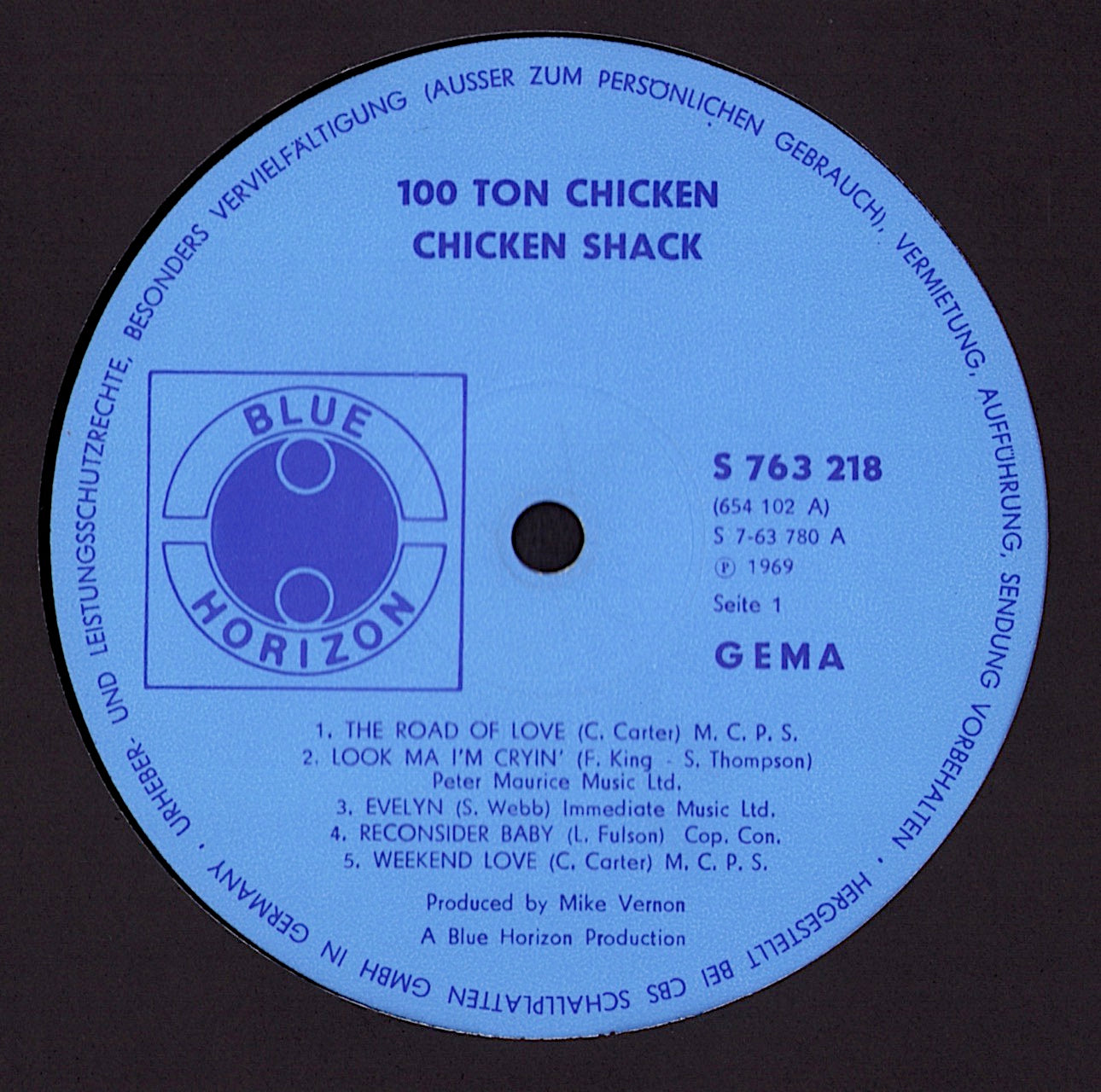 Chicken Shack – 100 Ton Chicken Vinyl LP