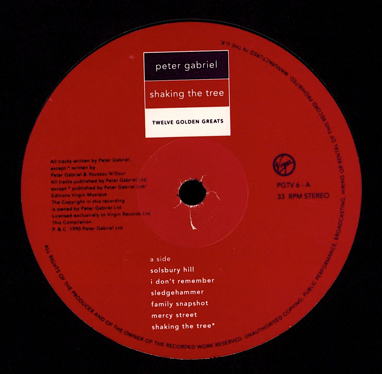 Peter Gabriel- Peter Gabriel Vinyl LP Kopie