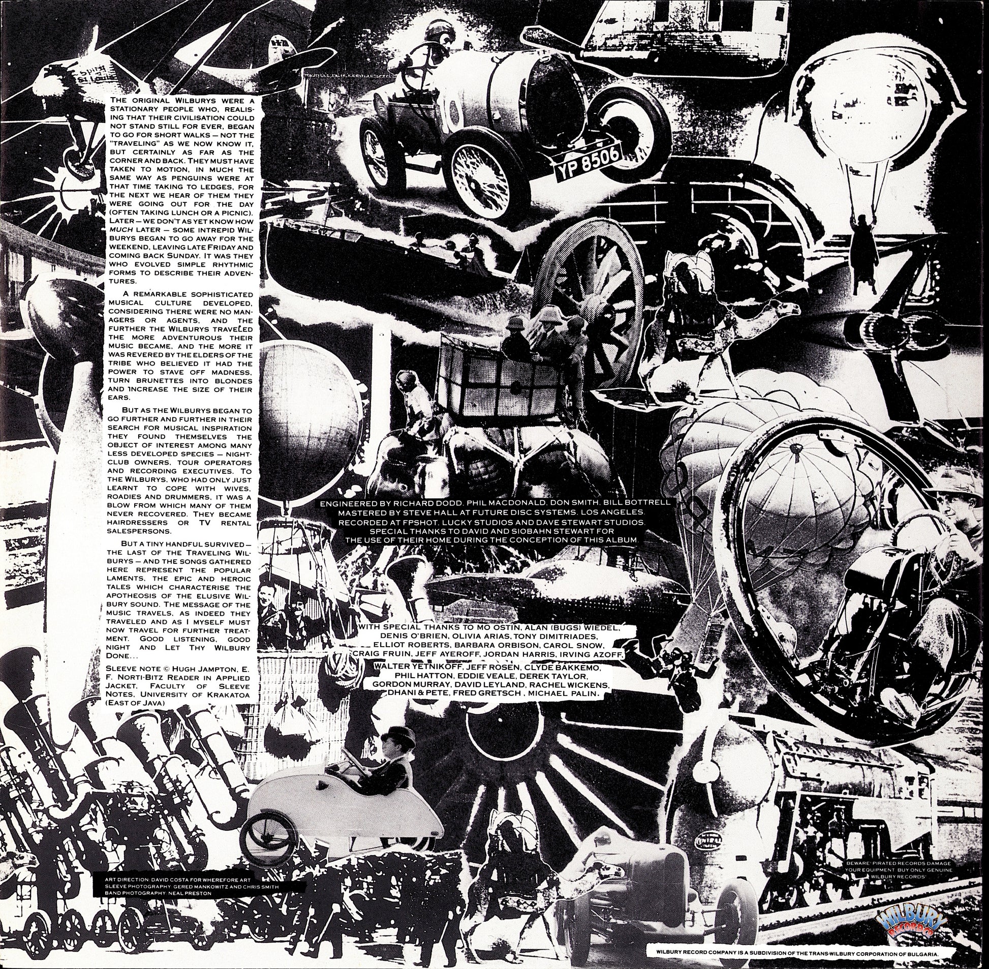 Traveling Wilburys ‎- Volume One Vinyl LP Kopie