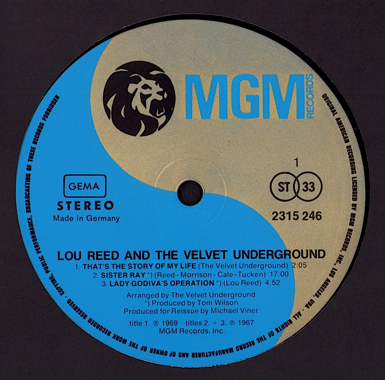 Lou Reed & The Velvet Underground – Lou Reed & The Velvet Underground Vinyl LP