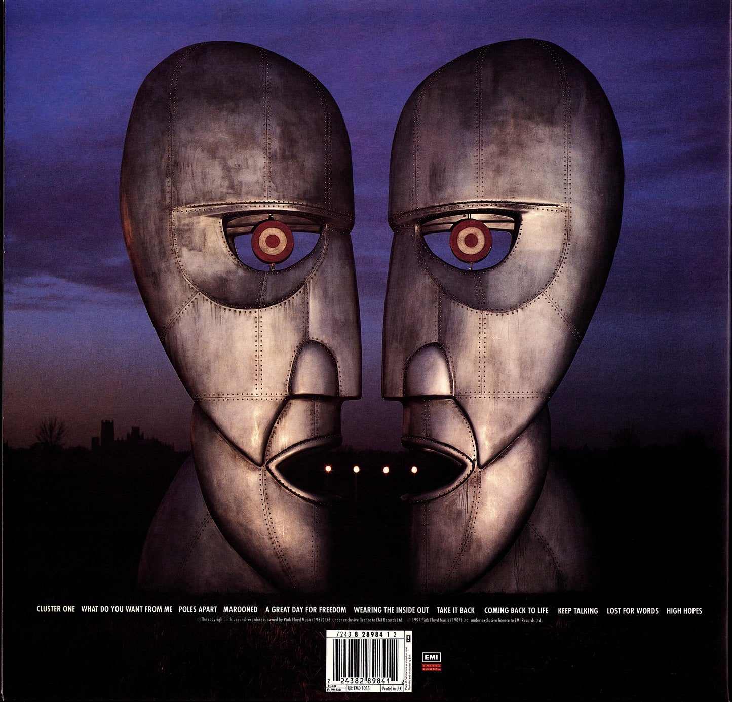 Pink Floyd ‎- The Division Bell Vinyl LP Kopie