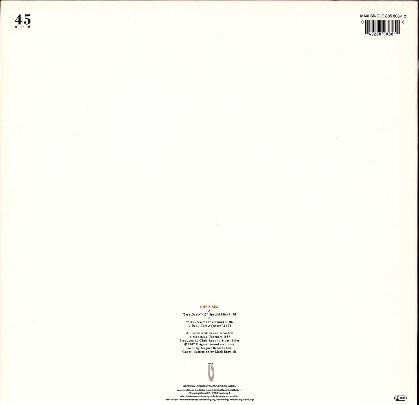 Orchestral Manœuvres In The Dark - Secret Extended Mix Vinyl 12" Maxi-Single Kopie