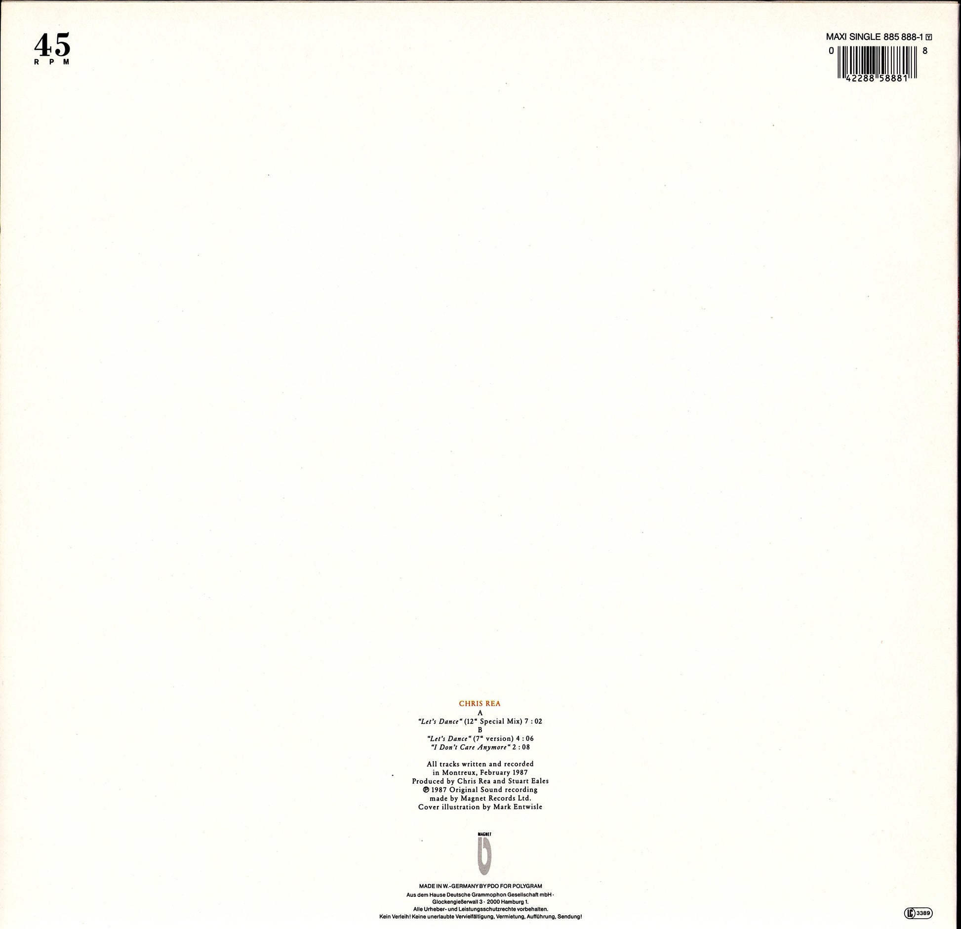 Orchestral Manœuvres In The Dark - Secret Extended Mix Vinyl 12" Maxi-Single Kopie