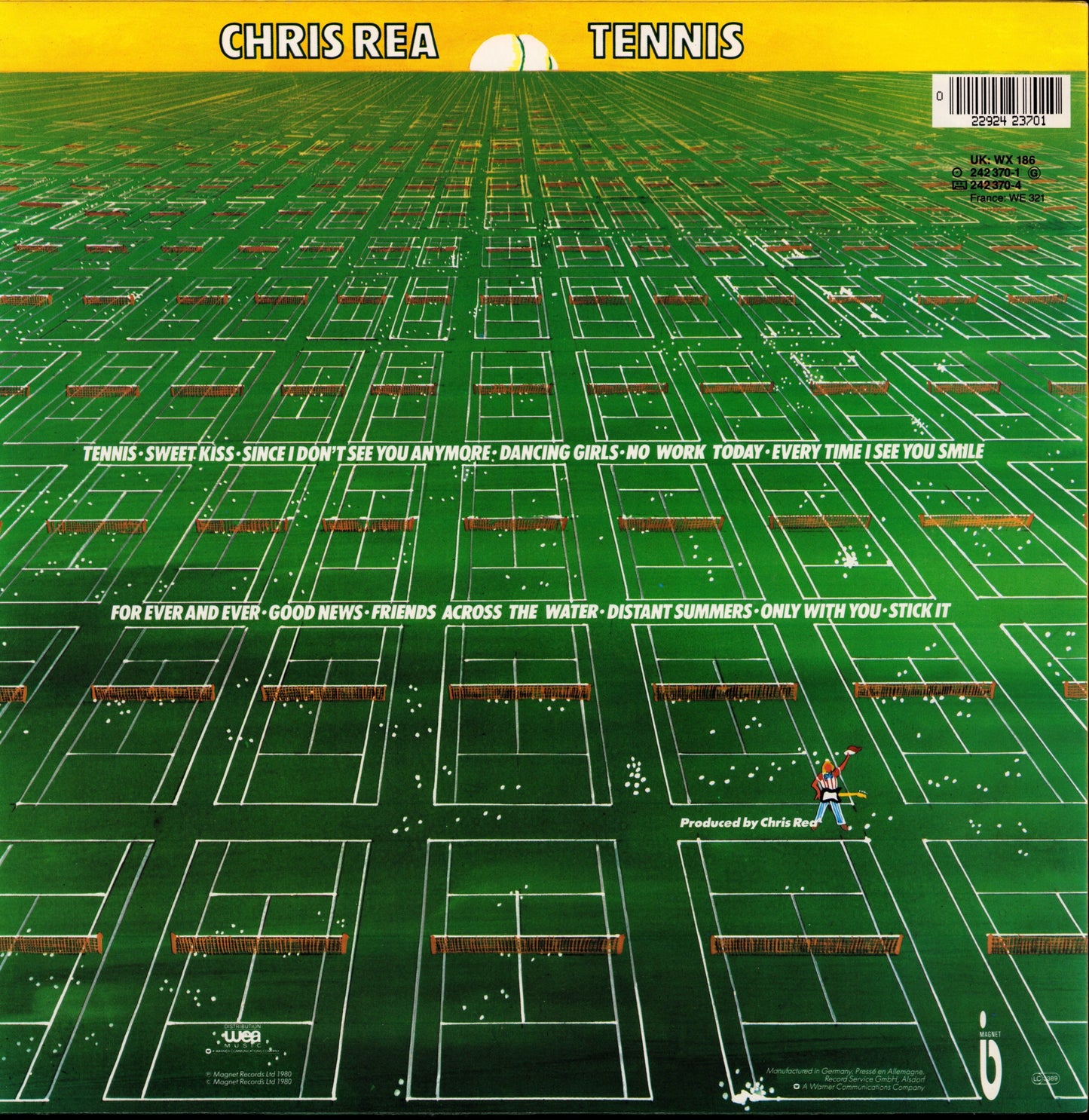 Chris Rea - Tennis Vinyl LP