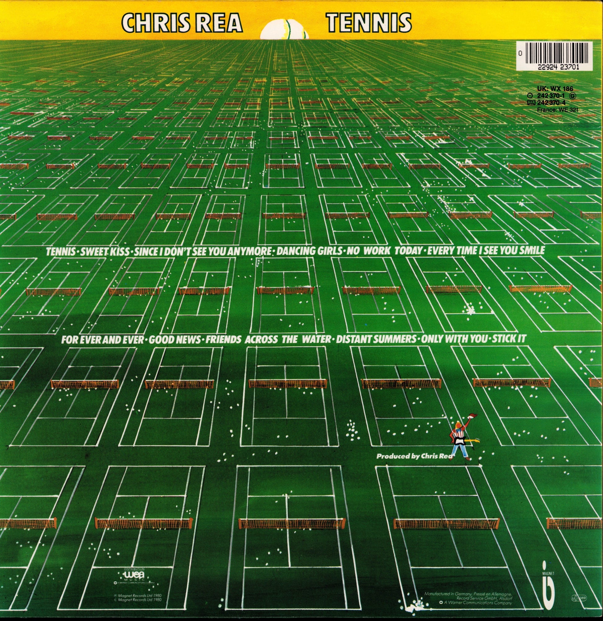 Chris Rea - Tennis Vinyl LP