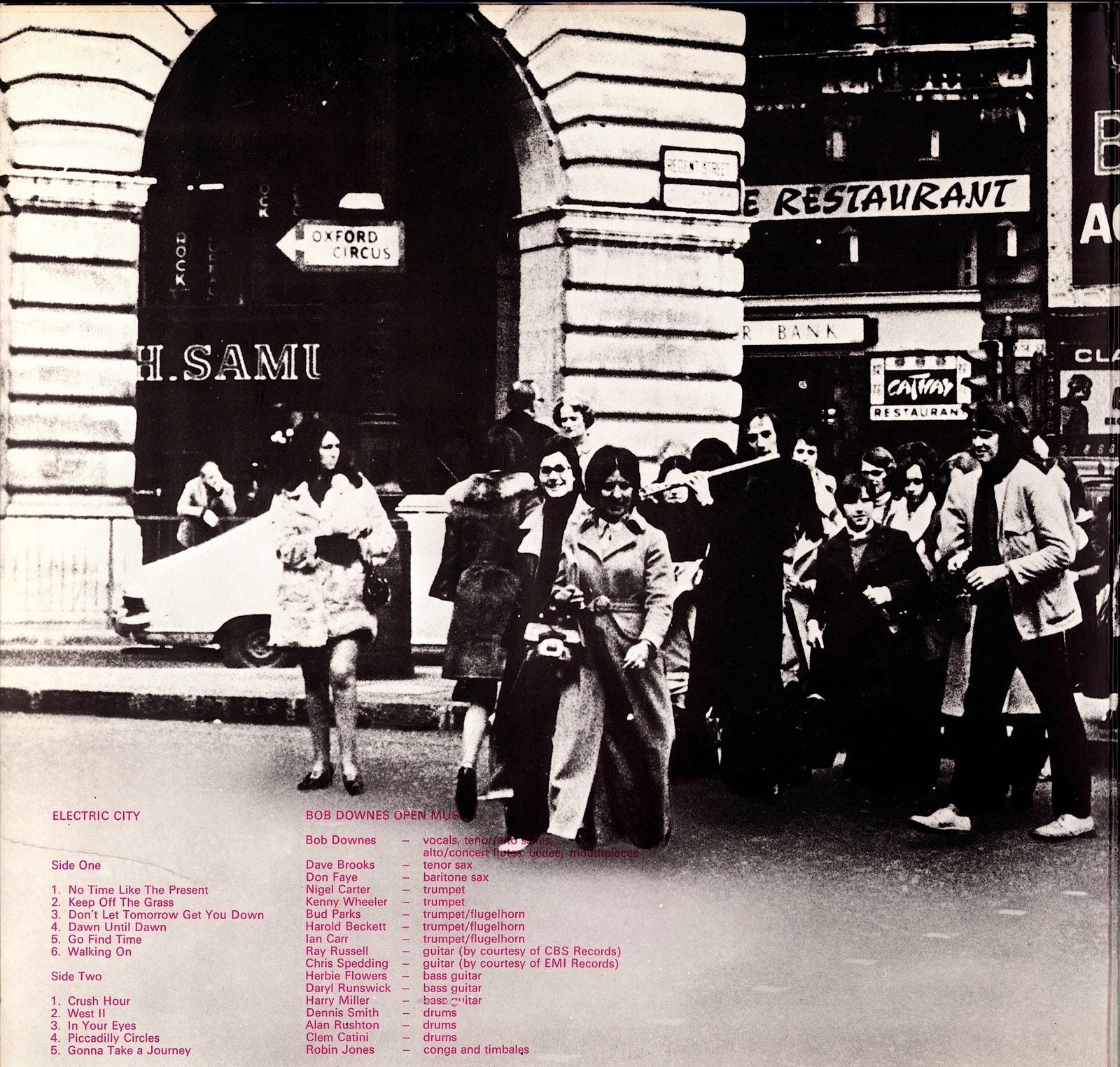 Bob Downes Open Music – Electric City Vinyl LP