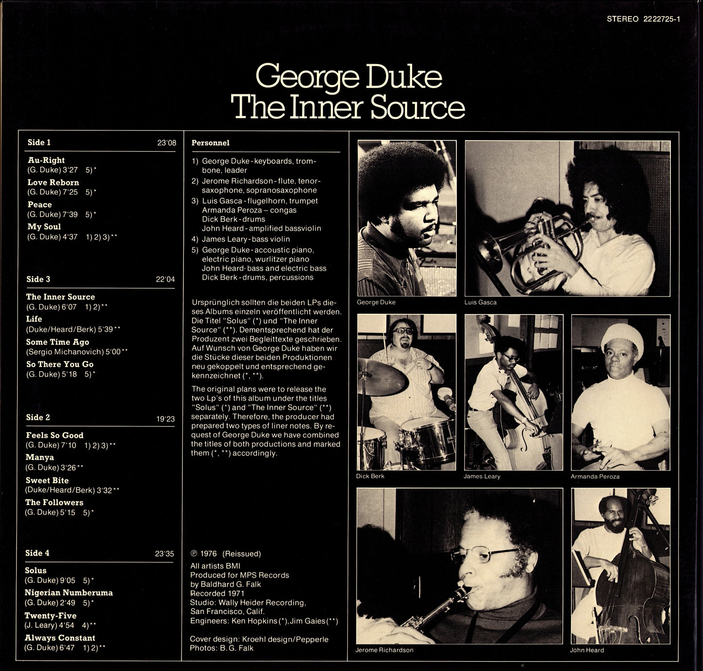George Duke ‎- Faces In Reflection Vinyl LP Kopie