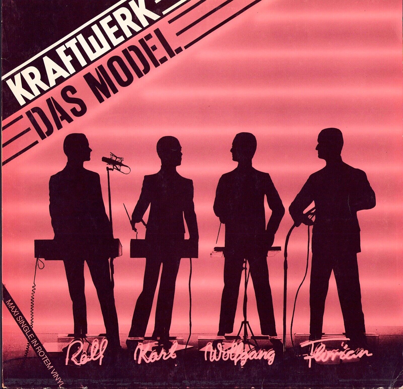 Kraftwerk ‎- The Model (Red Vinyl 12