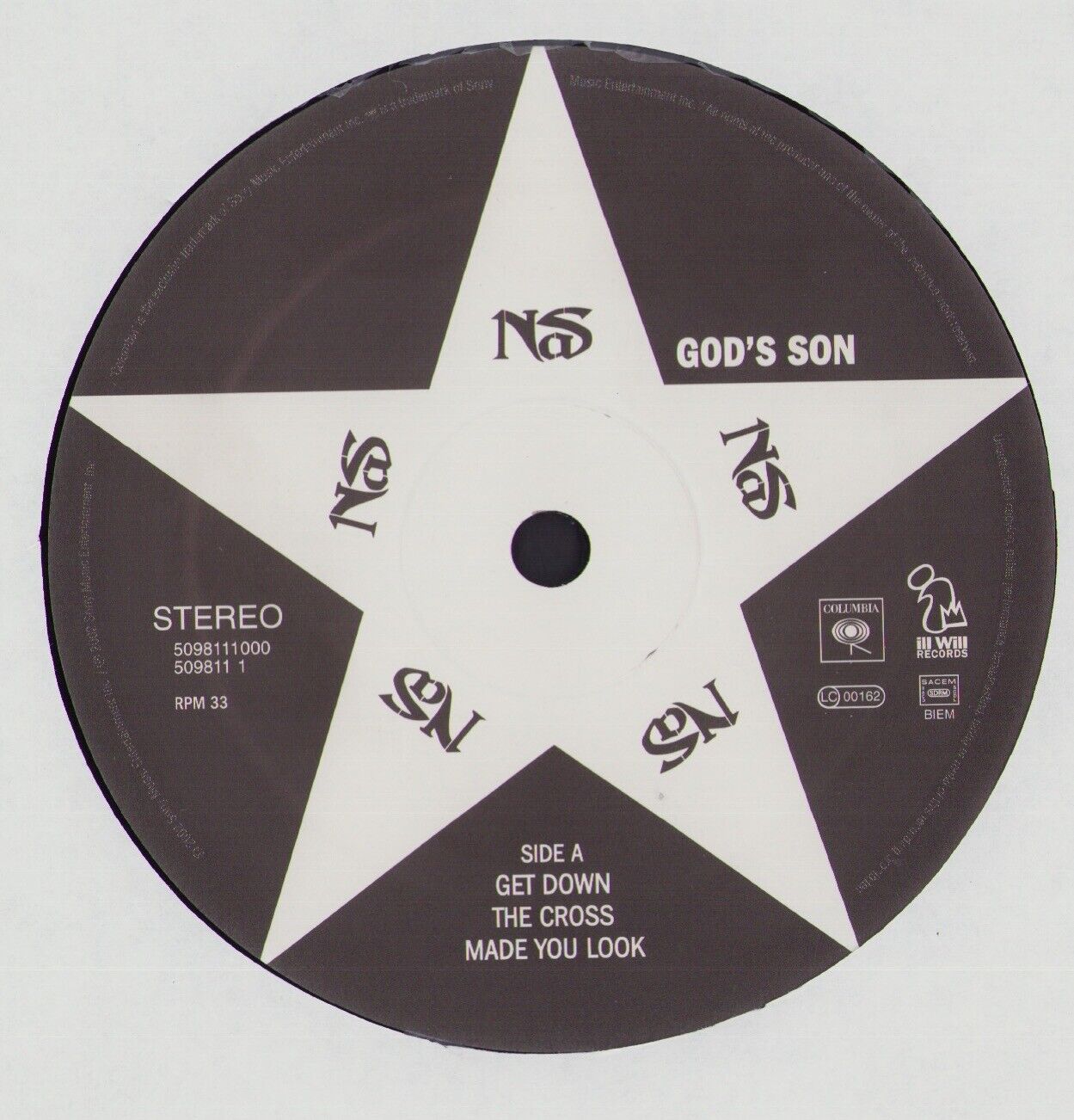 Nas ‎- God's Son Vinyl 2LP