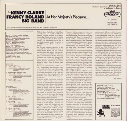 Kenny Clarke Francy Boland Big Band, The - At Her Majesty's Pleasure.... Vinyl LP