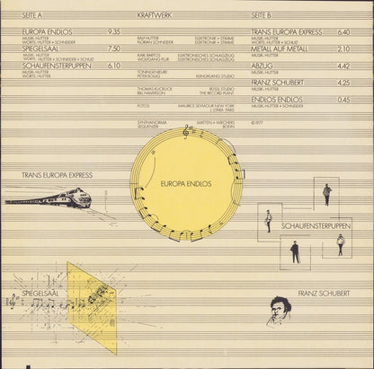 Kraftwerk ‎- Trans Europe Express Vinyl LP + Poster
