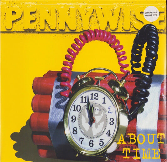 Pennywise - About Time Yellow & Red Splatter Vinyl LP Limited Edition