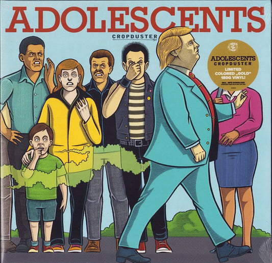 Adolescents - Cropduster Gold Vinyl LP Limited Edition
