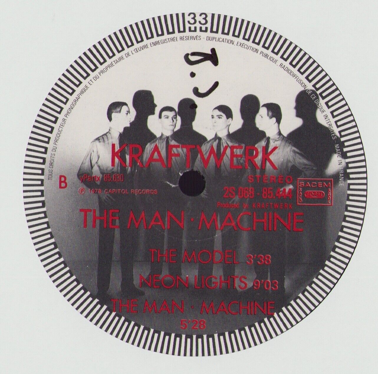 Kraftwerk ‎- The Man•Machine Vinyl LP