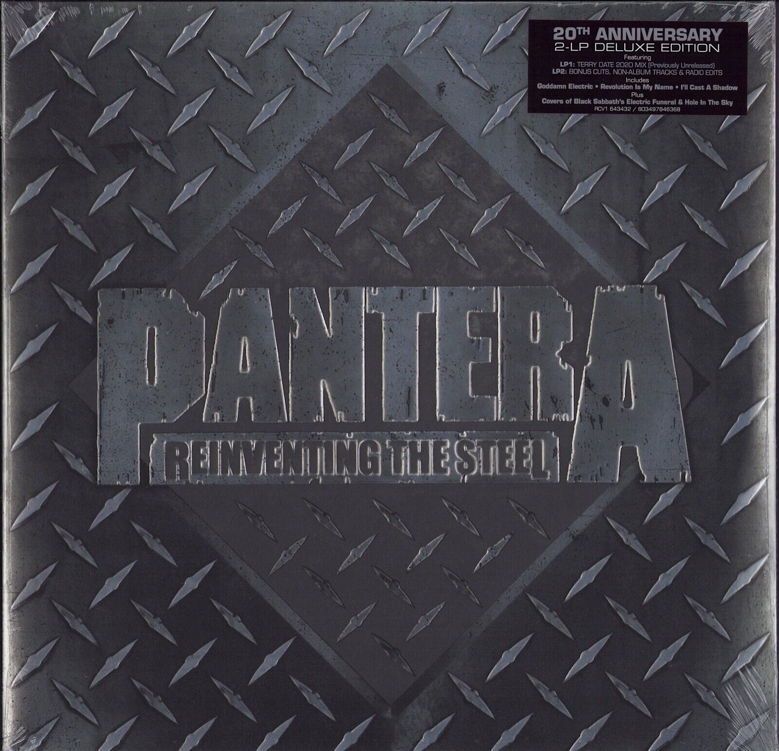 Pantera ‎- Reinventing The Steel Silver Vinyl 2LP Limited & Anniversary Edition