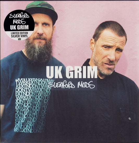 Sleaford Mods - UK Grim Silver Vinyl LP Limited Edition