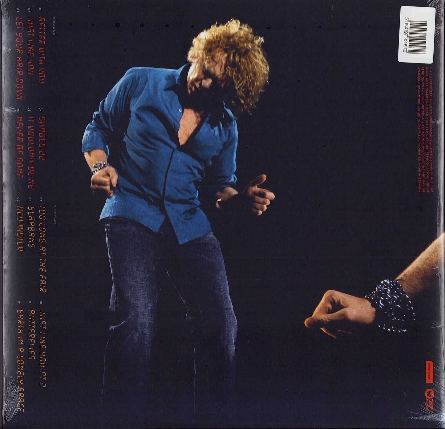 Simply Red ‎- Time Gold Vinyl LP