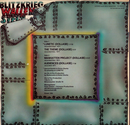 Wallenstein ‎- Blitzkrieg Vinyl LP