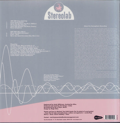 Stereolab ‎- The Groop Played "Space Age Batchelor Pad Music" Clear Vinyl LP