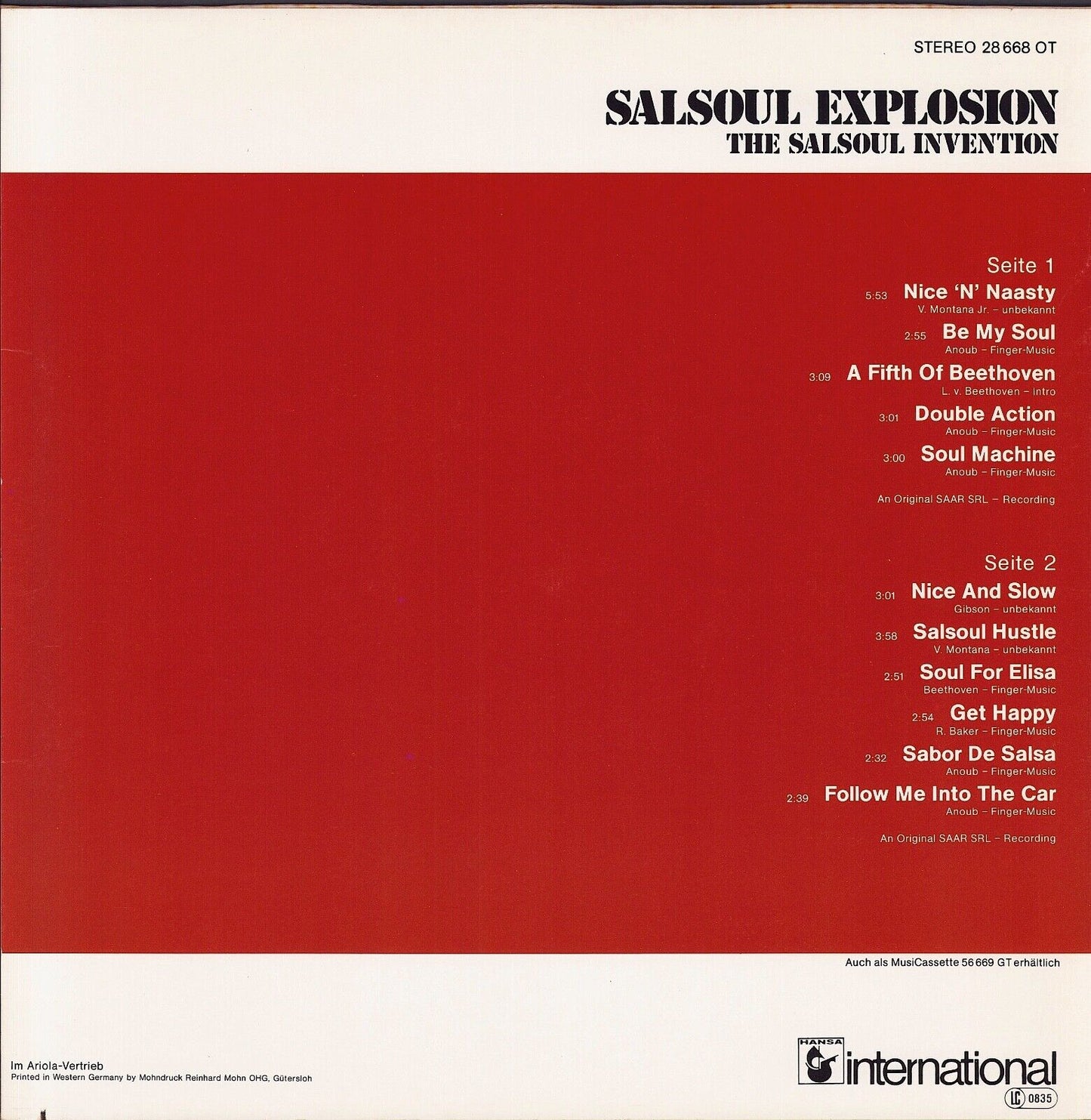 The Salsoul Invention ‎- Salsoul Explosion Vinyl LP