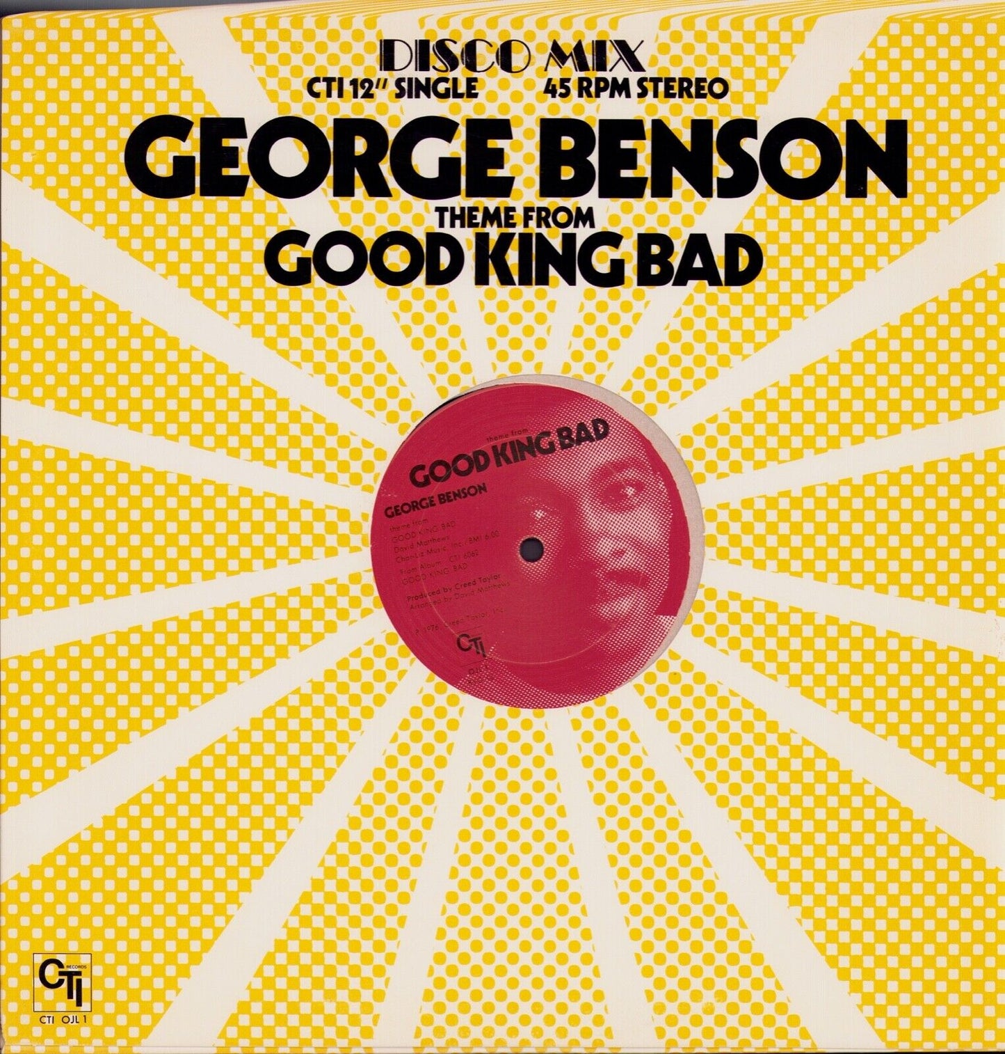 George Benson - Summertime/2001/Theme From Good King Bad Vinyl 12"