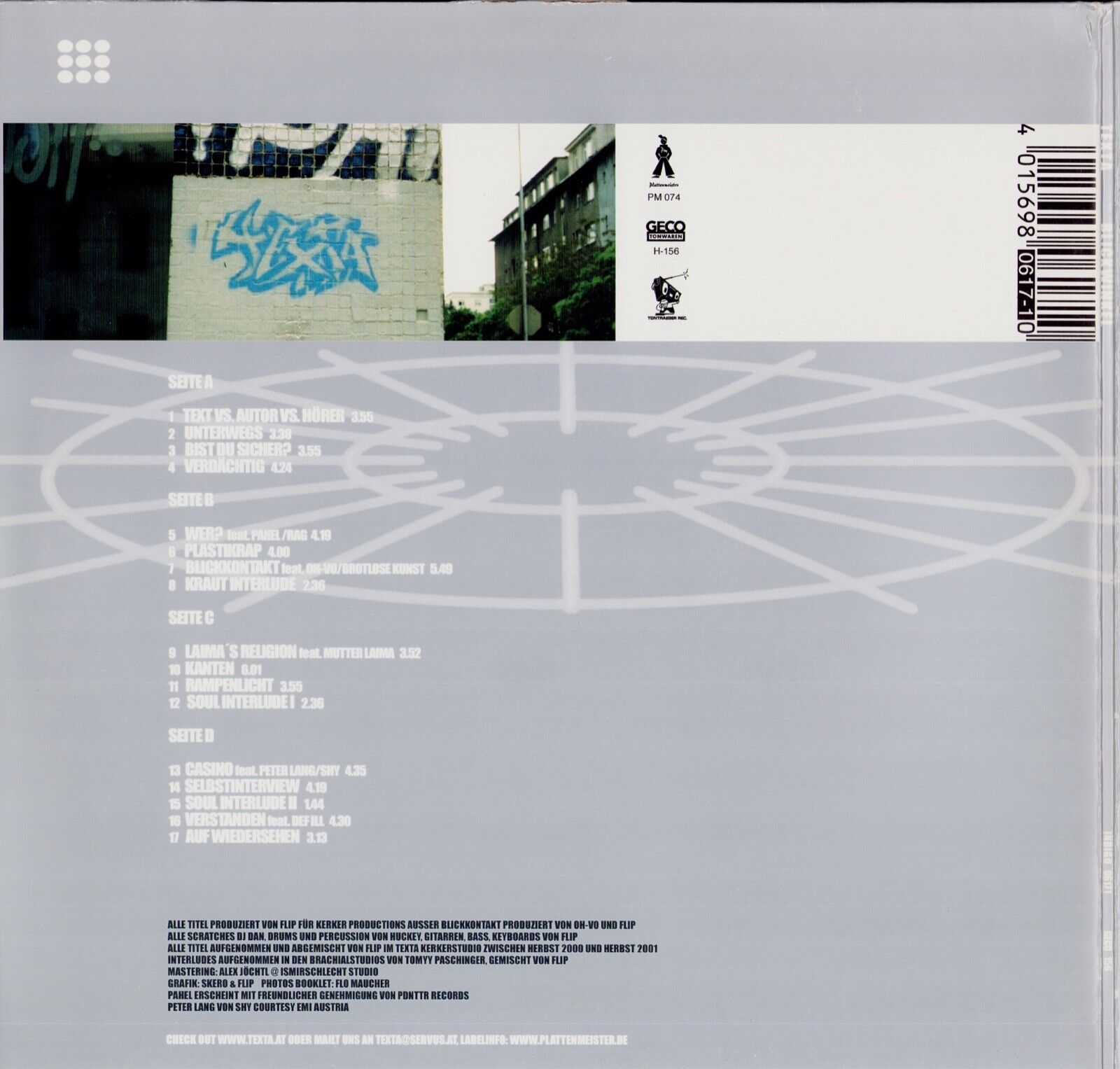 Texta - Blickwinkel Vinyl 2LP
