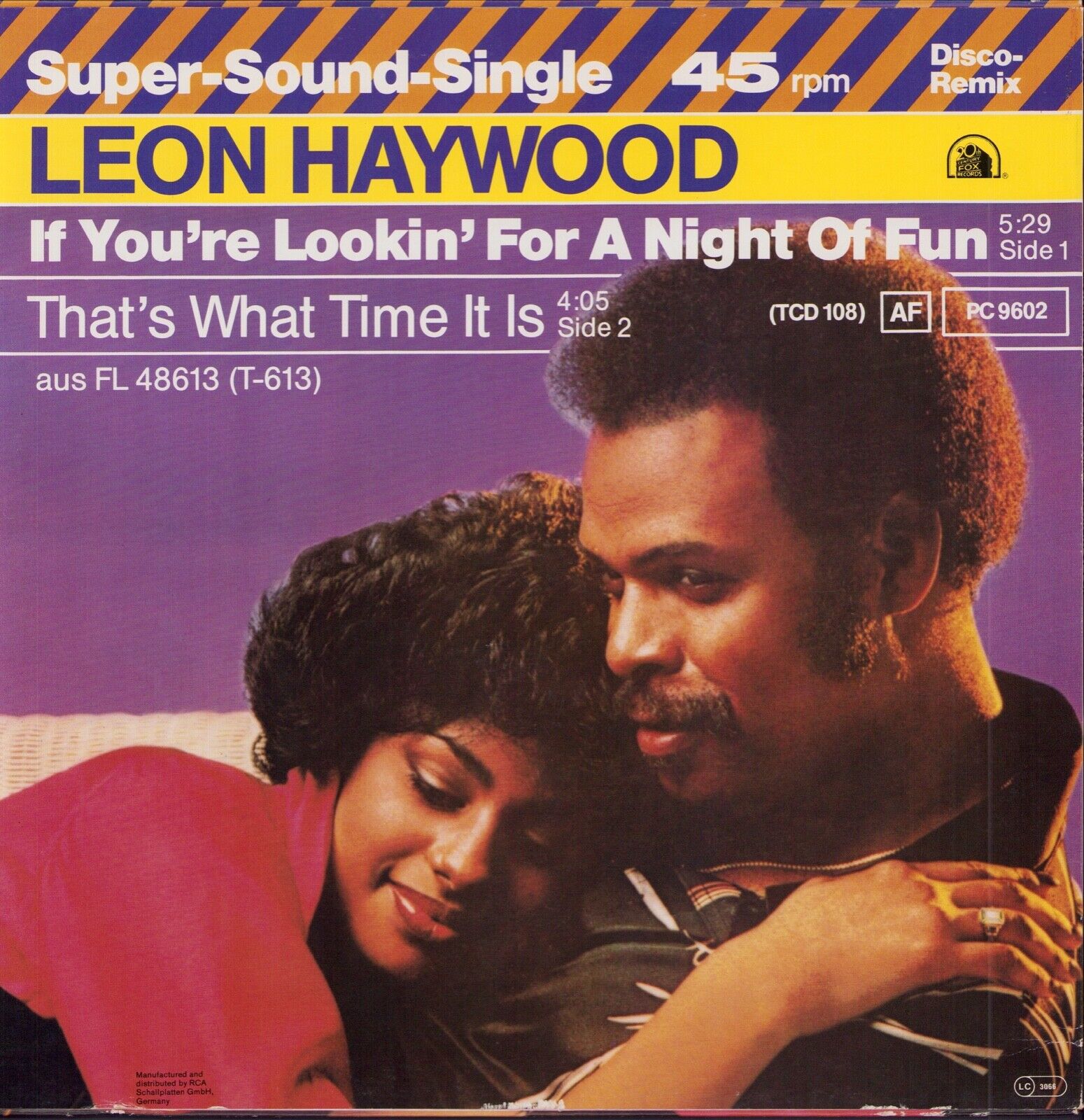 Leon Haywood ‎- If You're Looking For A Night Of Fun Look Past Me, I'm Not The One Vinyl 12"
