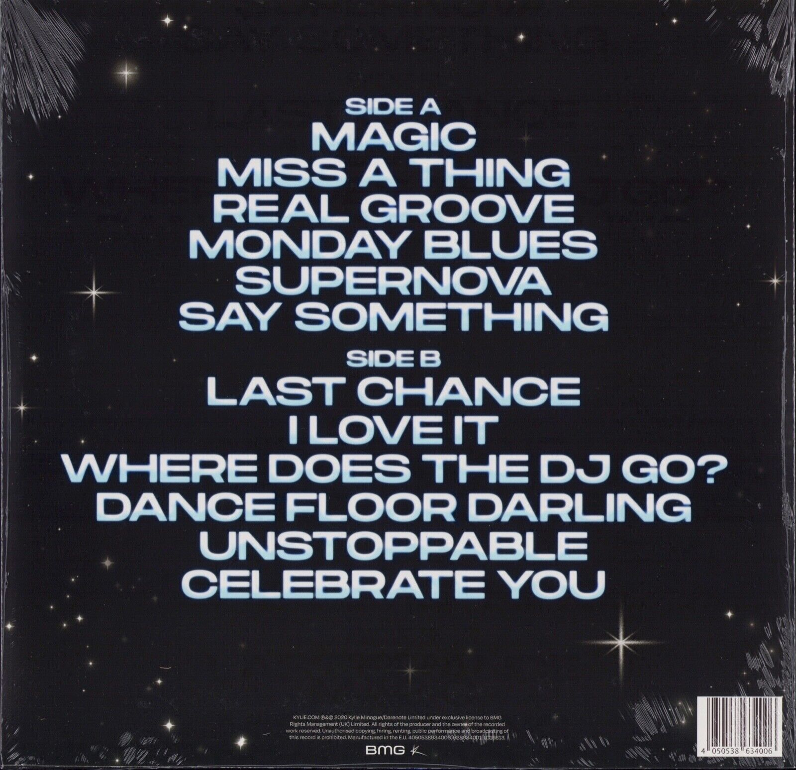 Kylie - Disco Vinyl LP