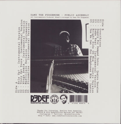 Damu The Fudgemunk - Public Assembly Brown Vinyl LP