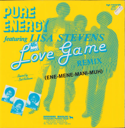 Pure Energy Featuring Lisa Stevens ‎- Love Game Vinyl 12"