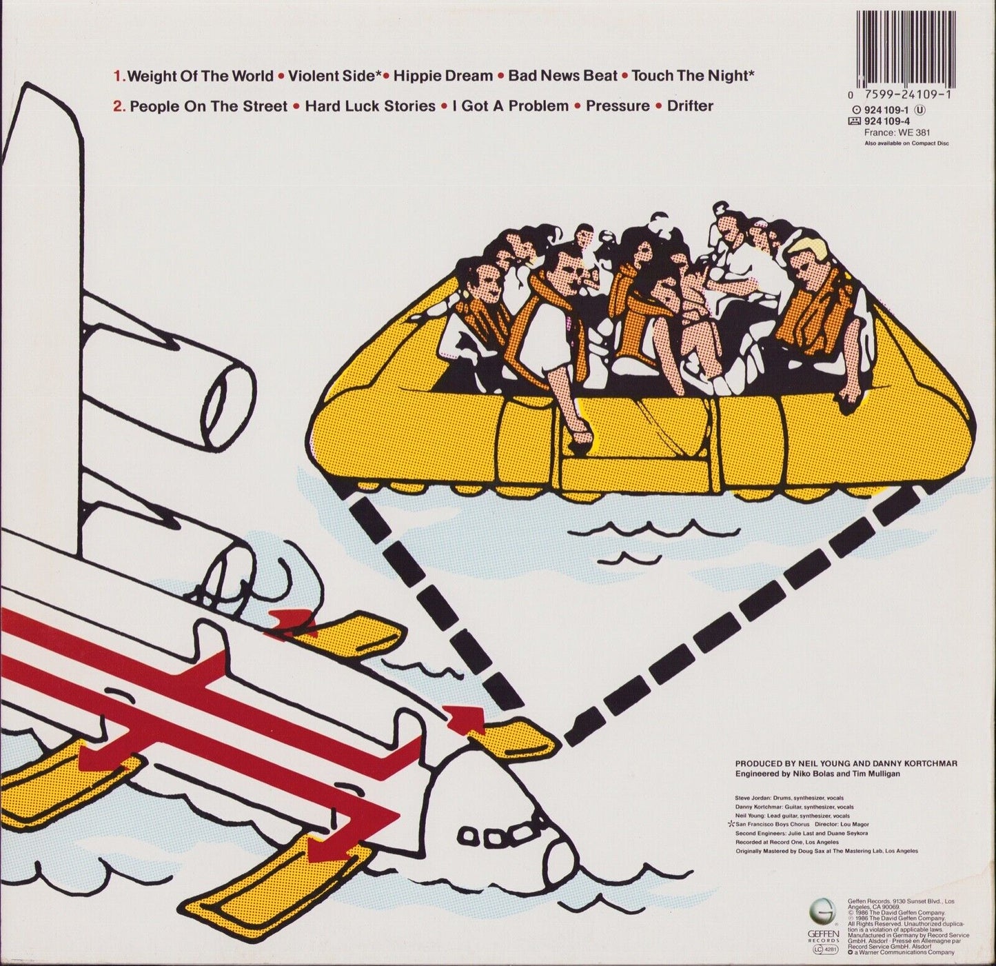 Neil Young - Landing On Water Vinyl LP