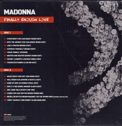 Madonna ‎- Finally Enough Vinyl 2LP