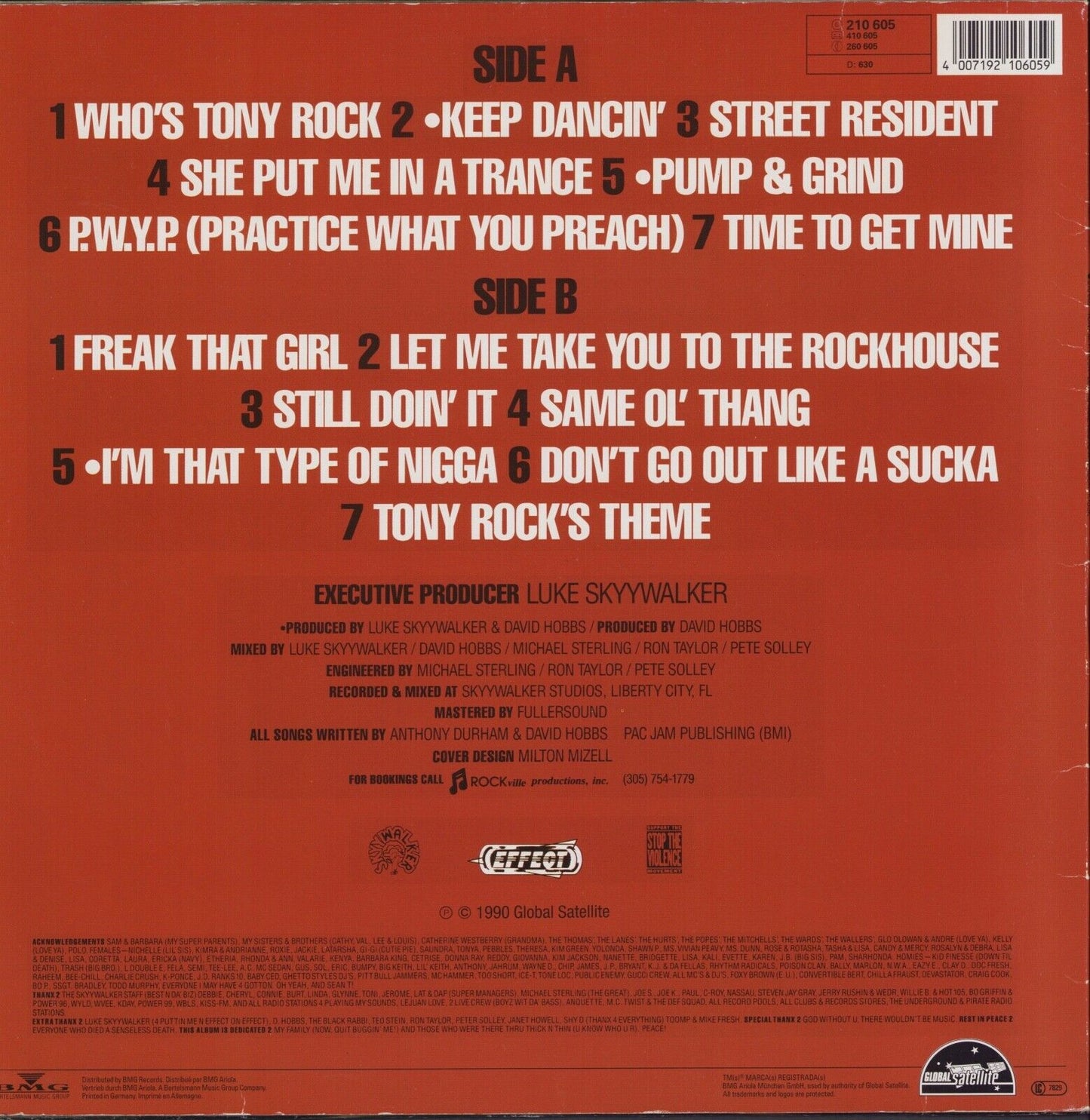Tony M.F. Rock - Let Me Take You To The Rockhouse Vinyl LP