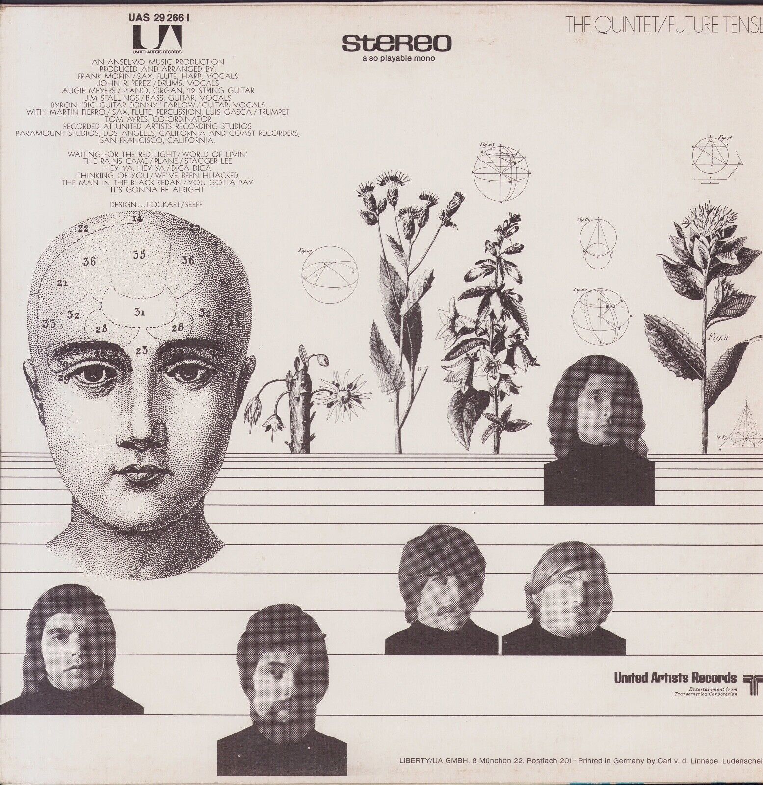 The Quintet ‎- Future Tense Vinyl LP
