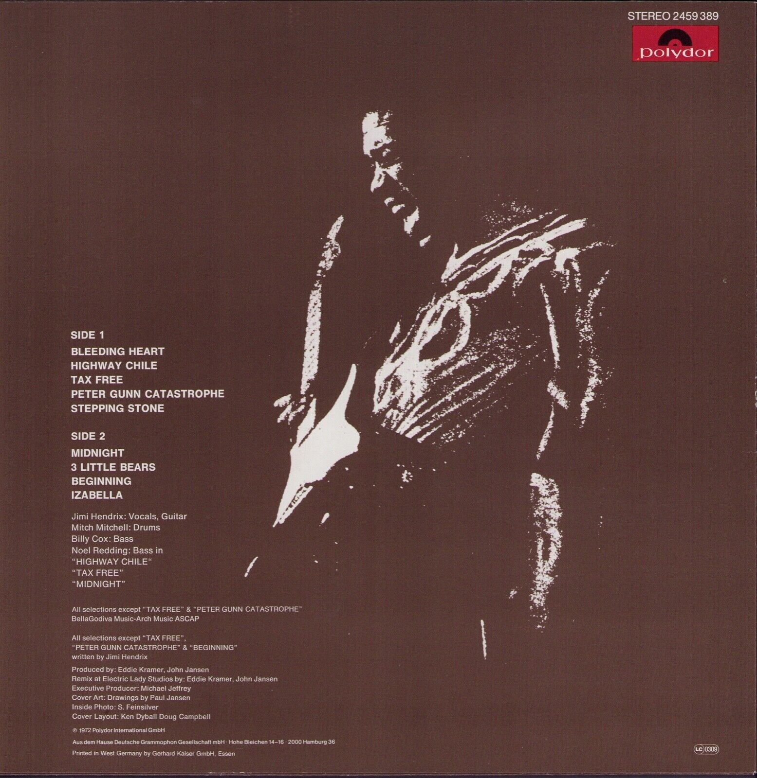 Jimi Hendrix ‎- War Heroes Vinyl LP