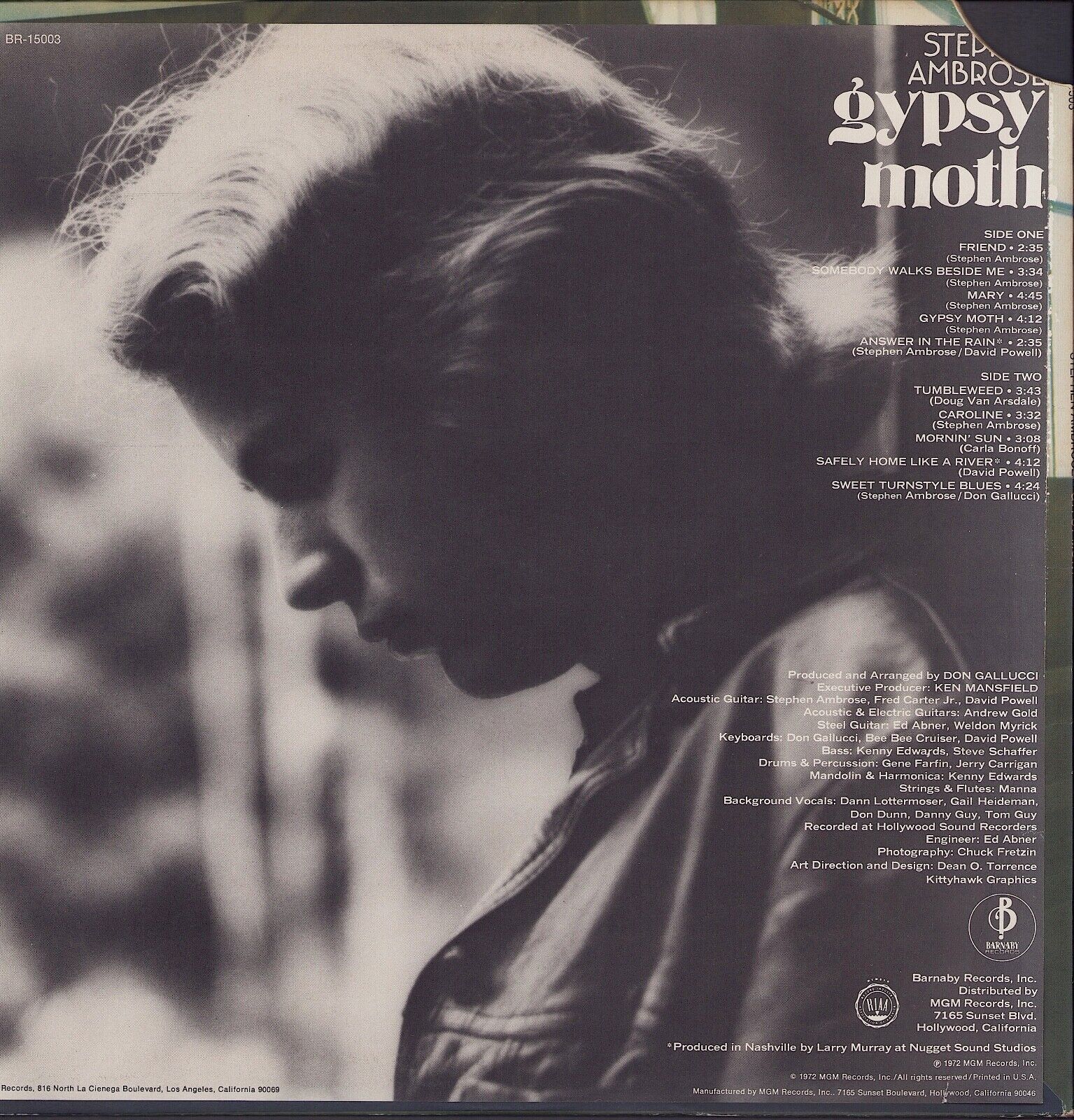 Stephen Ambrose ‎- Gypsy Moth Vinyl LP