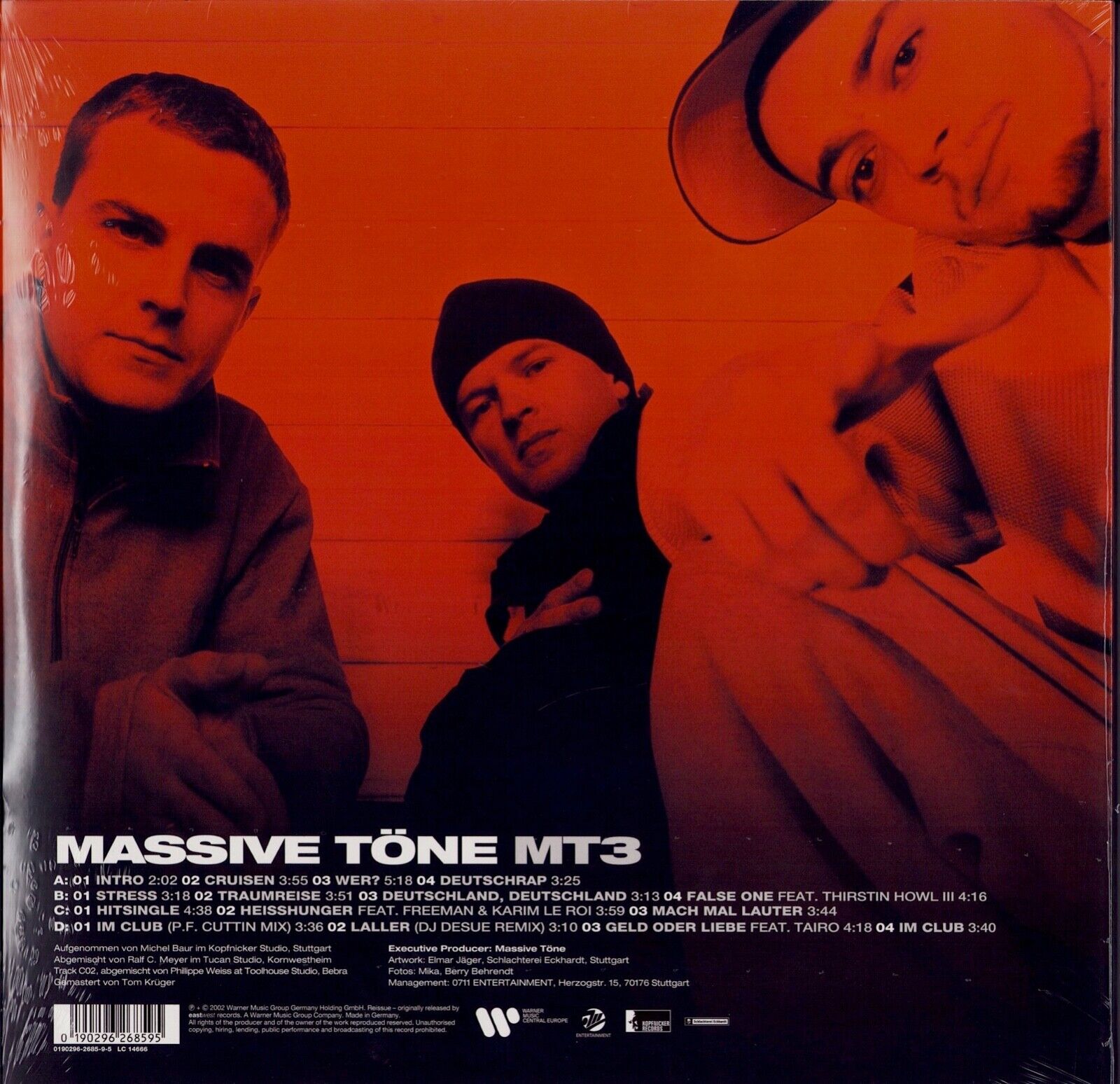 Massive Töne - MT3 Red Vinyl 2LP