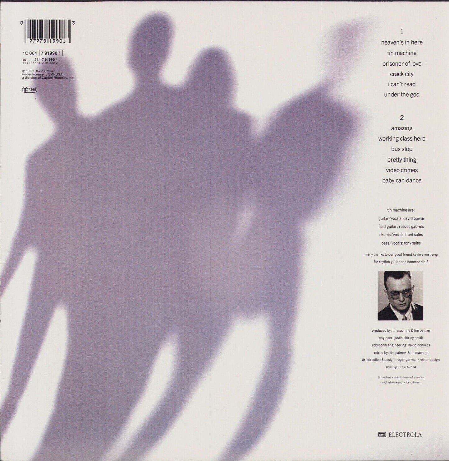 Tin Machine ‎- Tin Machine Vinyl LP