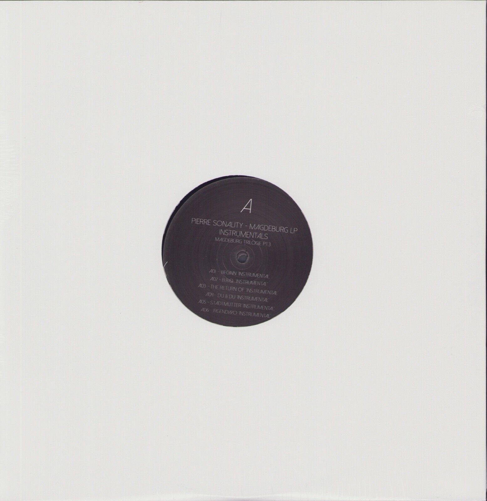 Pierre Sonality - Magdeburg Instrumentals Vinyl 2LP