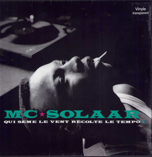 MC Solaar ‎- Qui Sème Le Vent Récolte Le Tempo Transparent Vinyl LP Limited Edition