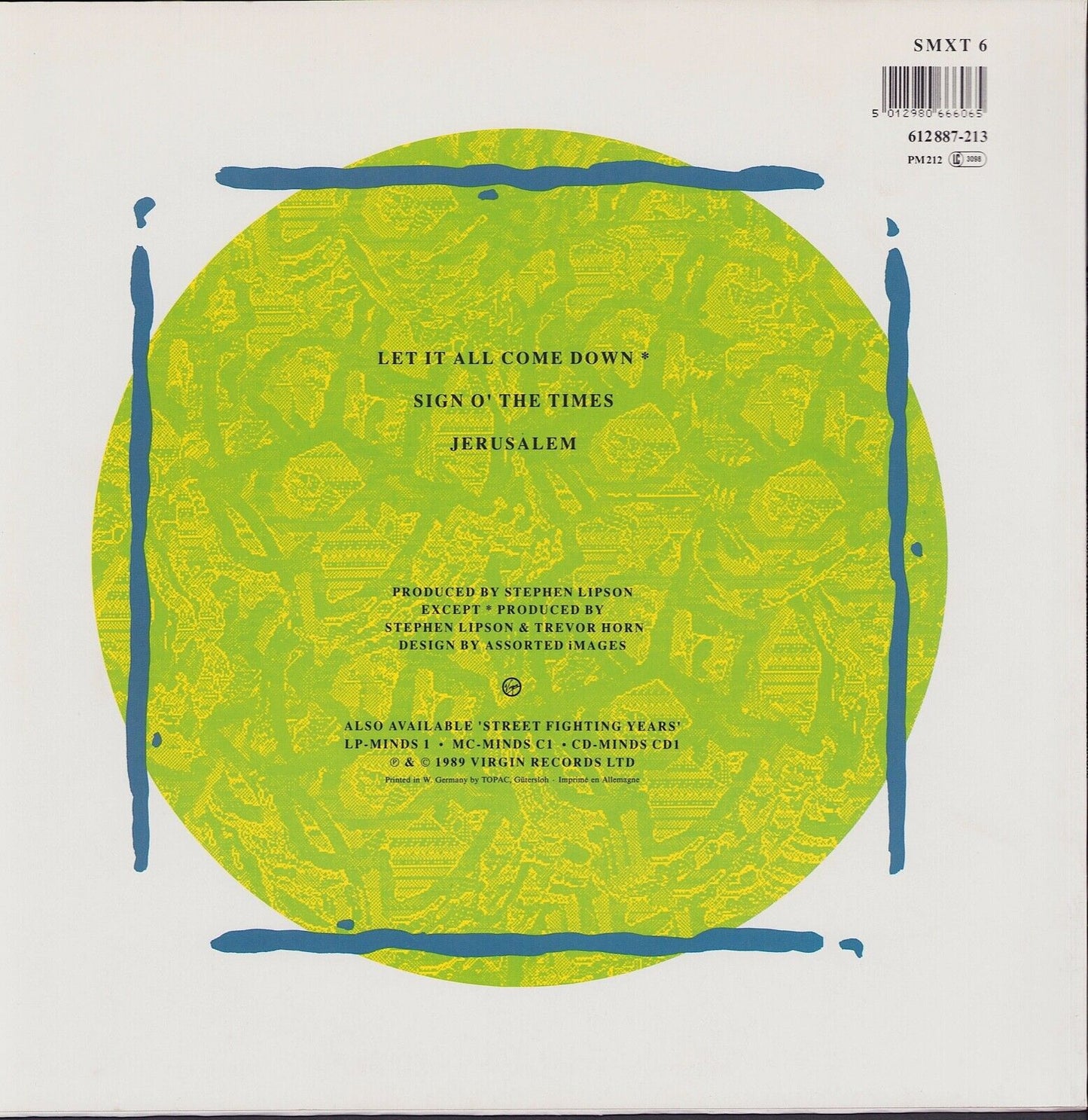 Simple Minds ‎- The Amsterdam Vinyl 12"